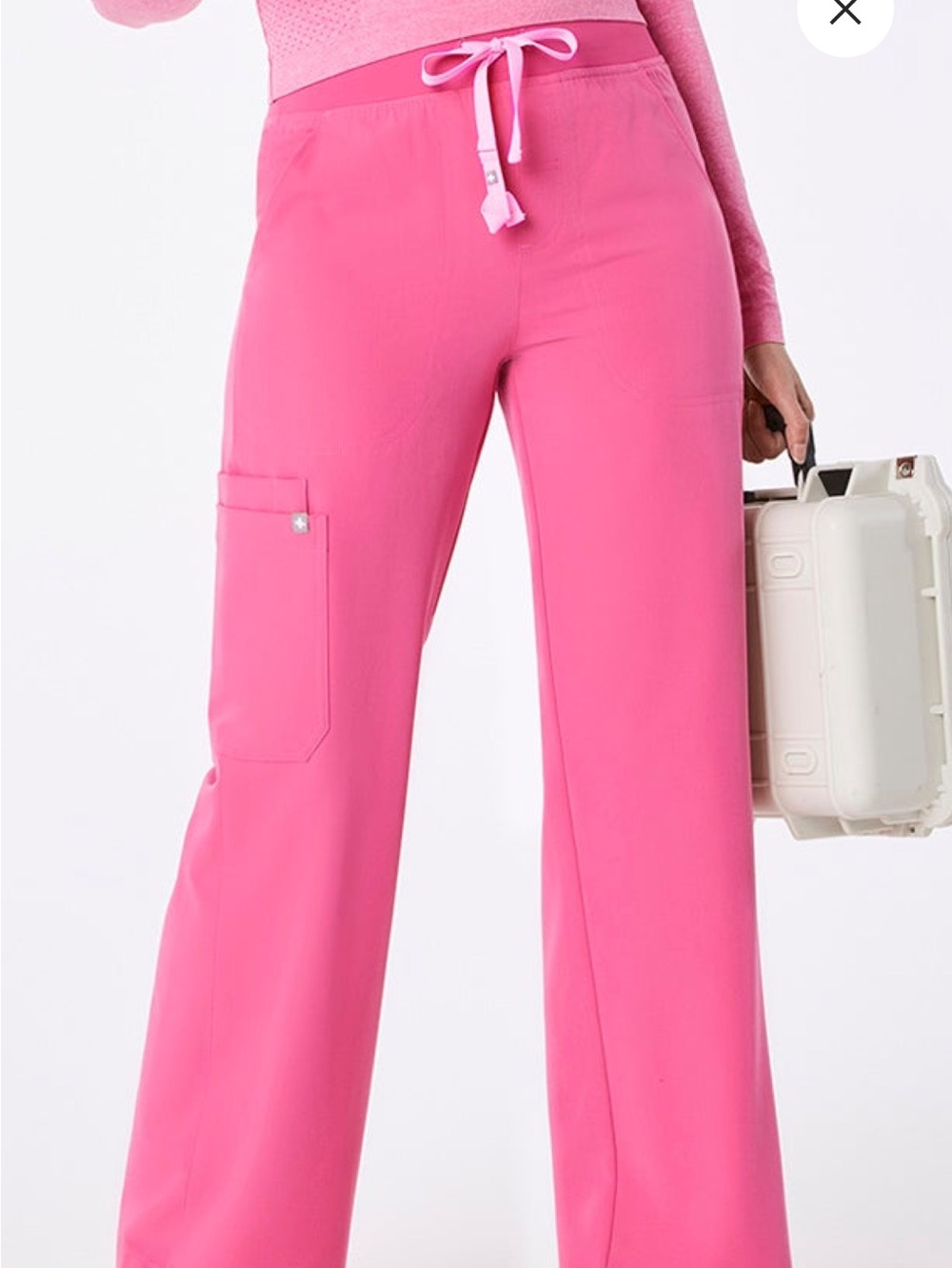 ISO F’ing pink Isabel wide leg pants small petite